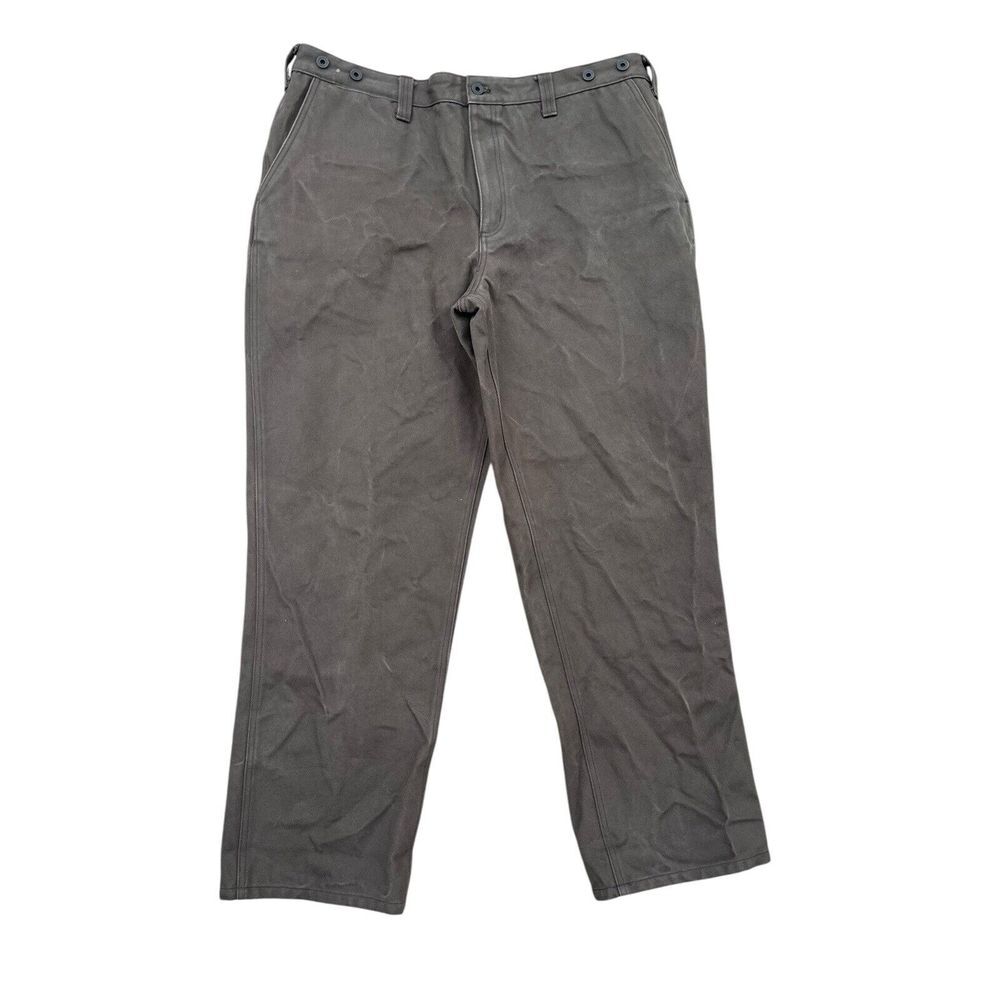 C.C. Filson Pants Style 67 Waxed Tin Cloth Waxed‎ Cotton Khaki Hunting, Size 40